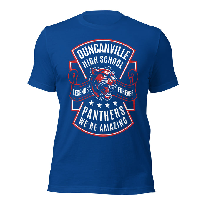 Duncanville High School Panthers Royal Blue Premium Unisex T-shirt 207
