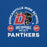 Close-up view of Duncanville High School Panthers Royal Blue Premium Unisex T-shirt 208