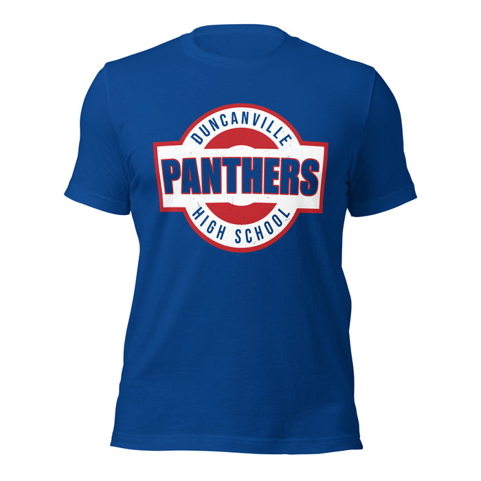 Duncanville High School Panthers Royal Blue Premium Unisex T-shirt 011