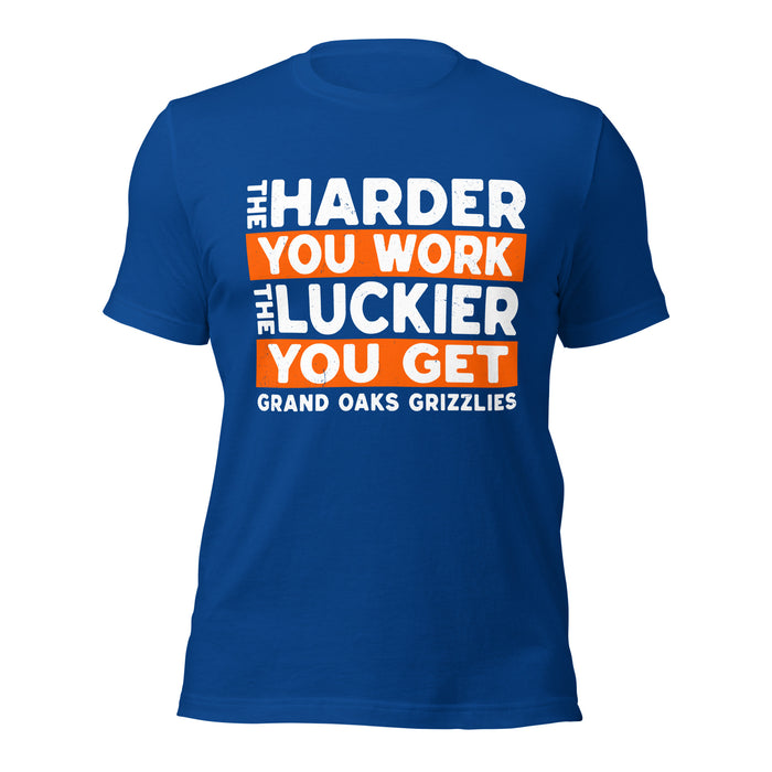 Grand Oaks High School Grizzlies Premium Royal Blue Unisex T-shirt 238