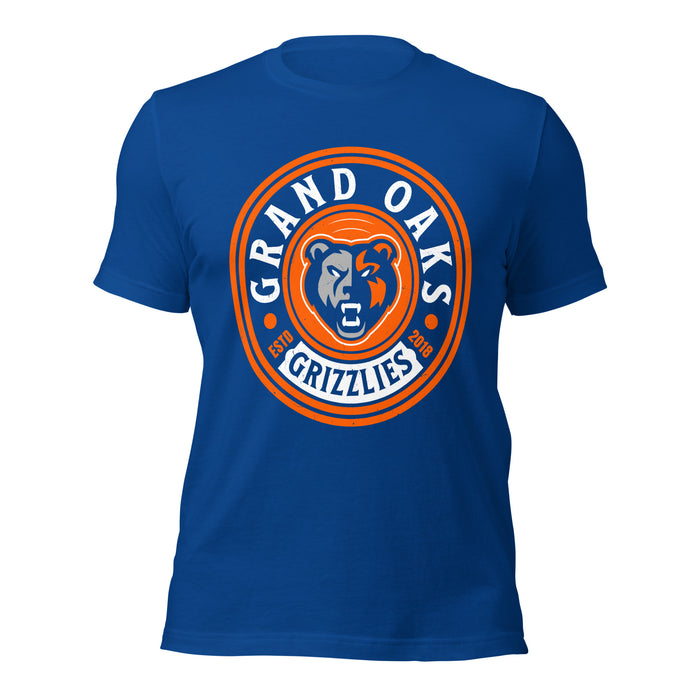 Grand Oaks High School Grizzlies Premium Royal Blue Unisex T-shirt 220