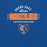 Close-up view of Grand Oaks High School Grizzlies Premium Royal Blue Unisex T-shirt 040