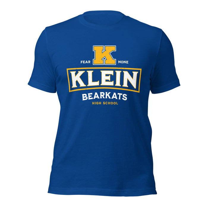 Klein High School Bearkats Royal Blue Premium Unisex T-shirt 202