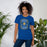 Woman wearing Klein High School Bearkats Royal Blue Premium Unisex T-shirt 207