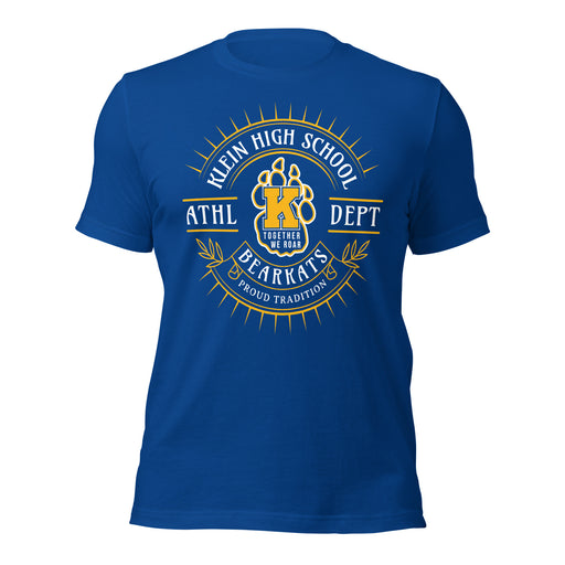 Klein High School Bearkats Royal Blue Premium Unisex T-shirt 201