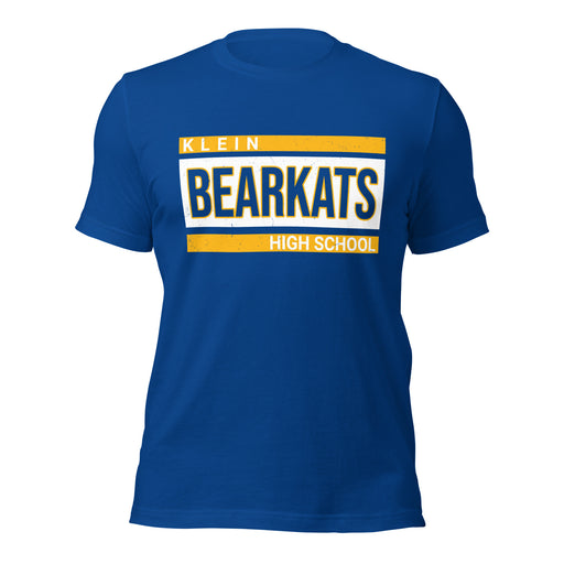 Klein High School Bearkats Royal Blue Premium Unisex T-shirt 098