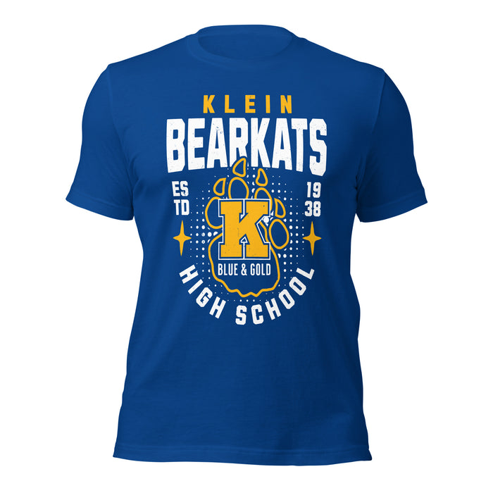 Klein High School Bearkats Royal Blue Premium Unisex T-shirt 204