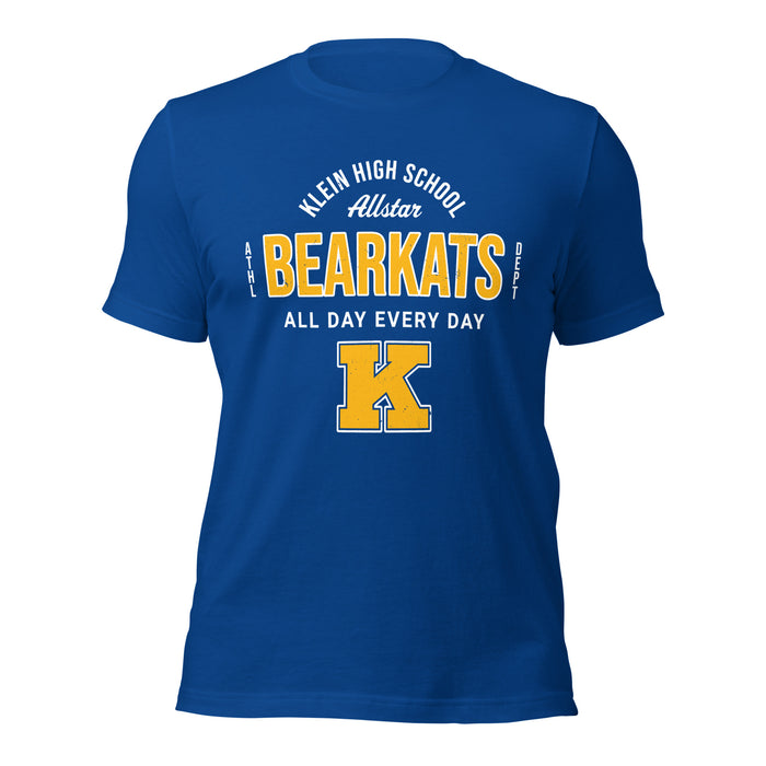 Klein High School Bearkats Royal Blue Premium Unisex T-shirt 040