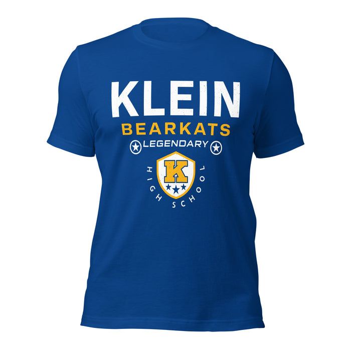 Klein High School Bearkats Royal Blue Premium Unisex T-shirt 003