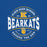 Close-up view of Klein High School Bearkats Royal Blue Premium Unisex T-shirt 218