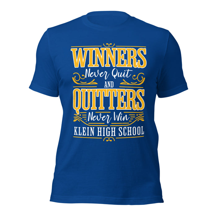 Klein High School Bearkats Royal Blue Premium Unisex T-shirt 237