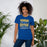 Woman wearing Klein High School Bearkats Royal Blue Premium Unisex T-shirt 237