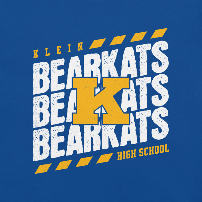 Back view of Klein High School Bearkats Royal Blue Premium Unisex T-shirt 223