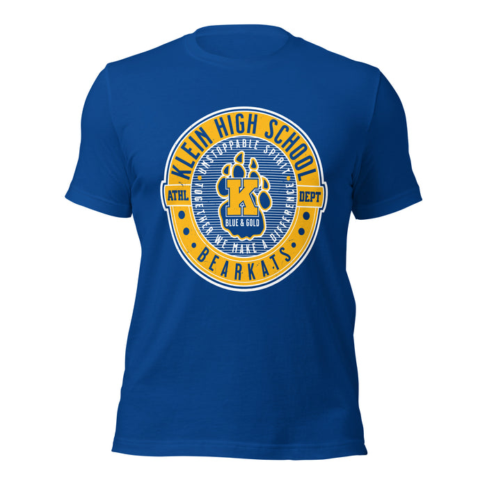 Klein High School Bearkats Royal Blue Premium Unisex T-shirt 224