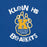 Close-up view of Klein High School Bearkats Royal Blue Premium Unisex T-shirt 228