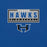 Close-up view of Hebron High School Hawks Royal Blue Premium Unisex T-shirt 049