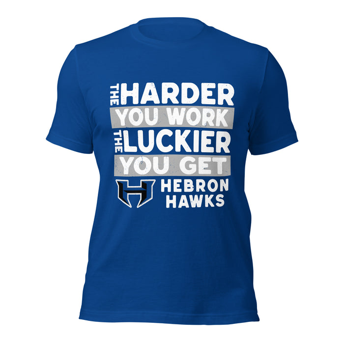 Hebron High School Hawks Royal Blue Premium Unisex T-shirt 238