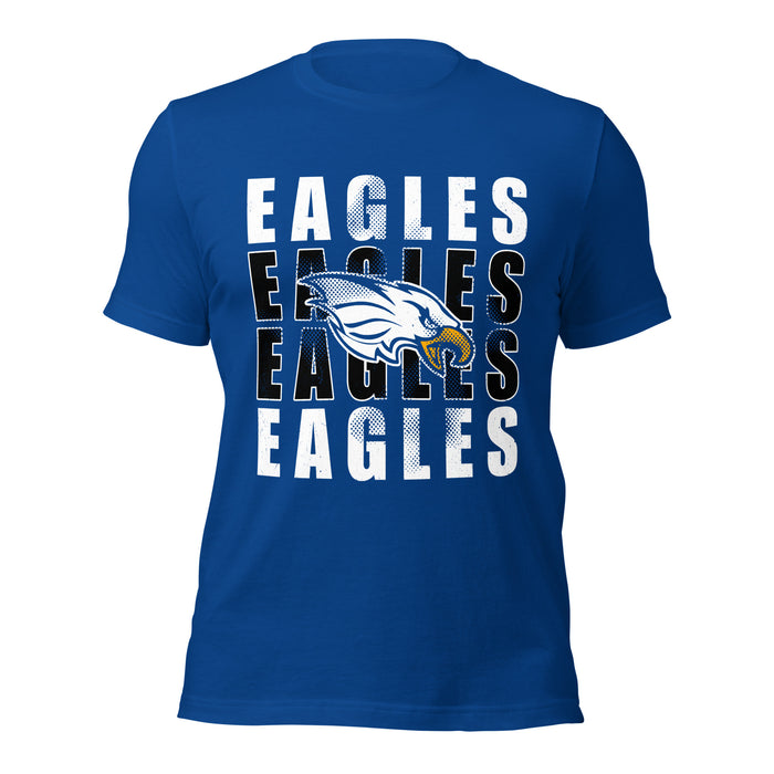 New Caney High School Eagles Royal Blue Premium Unisex T-shirt 233
