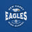 Close-up view of New Caney High School Eagles Royal Blue Premium Unisex T-shirt 218