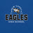 Close-up view of New Caney High School Eagles Royal Blue Premium Unisex T-shirt 222