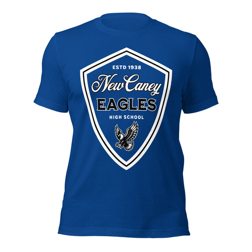 New Caney High School Eagles Royal Blue Premium Unisex T-shirt 225