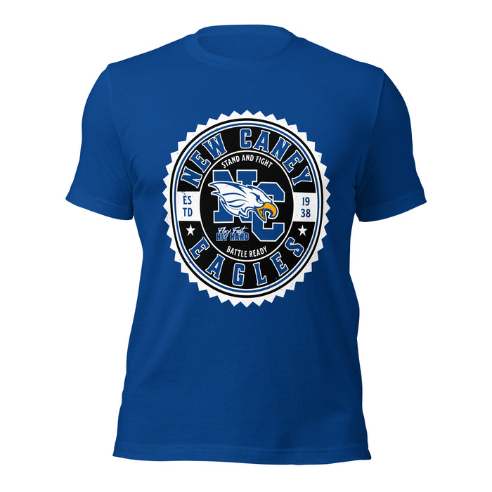 New Caney High School Eagles Royal Blue Premium Unisex T-shirt 203