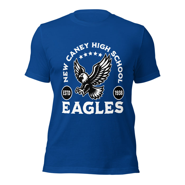 New Caney High School Eagles Royal Blue Premium Unisex T-shirt 208