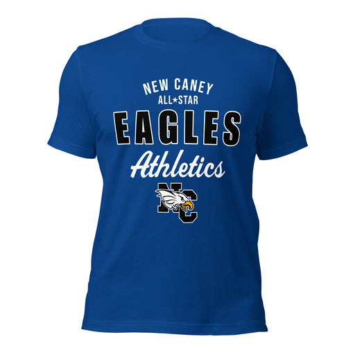 New Caney High School Eagles Royal Blue Premium Unisex T-shirt 034