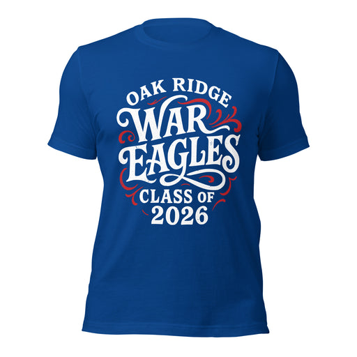 Oak Ridge High School War Eagles Royal Blue Premium Unisex T-shirt 254