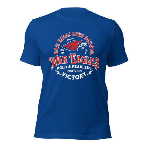 Oak Ridge High School War Eagles Royal Blue Premium Unisex T-shirt 206