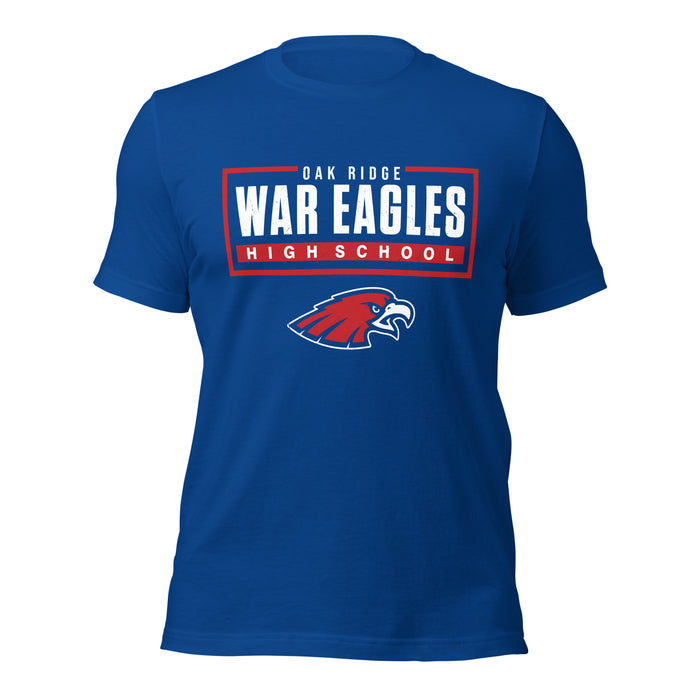 Oak Ridge High School War Eagles Royal Blue Premium Unisex T-shirt 049