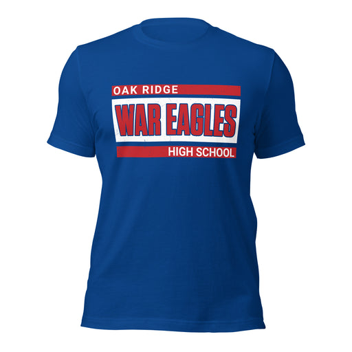 Oak Ridge High School War Eagles Royal Blue Premium Unisex T-shirt 098