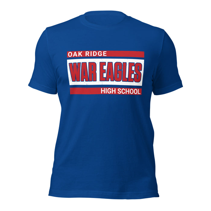 Oak Ridge High School War Eagles Royal Blue Premium Unisex T-shirt 098
