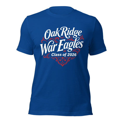 Oak Ridge High School War Eagles Royal Blue Premium Unisex T-shirt 255
