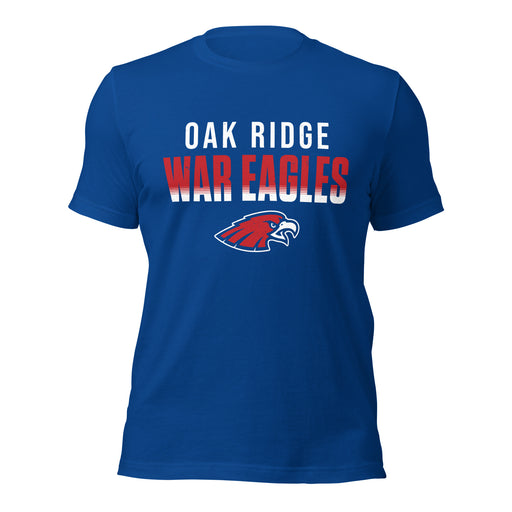 Oak Ridge High School War Eagles Royal Blue Premium Unisex T-shirt 024