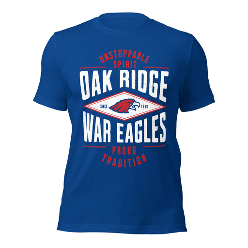 Oak Ridge High School War Eagles Royal Blue Premium Unisex T-shirt 210