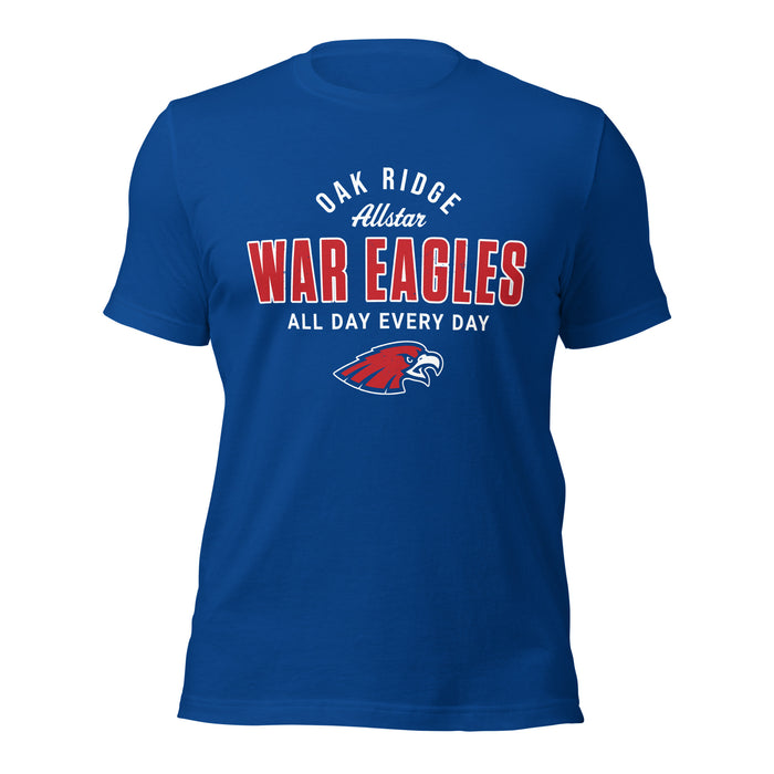 Oak Ridge High School War Eagles Royal Blue Premium Unisex T-shirt 040