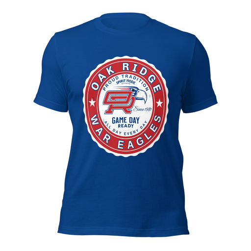 Oak Ridge High School War Eagles Royal Blue Premium Unisex T-shirt 216