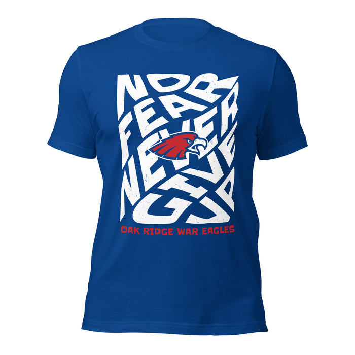 Oak Ridge High School War Eagles Royal Blue Premium Unisex T-shirt 236