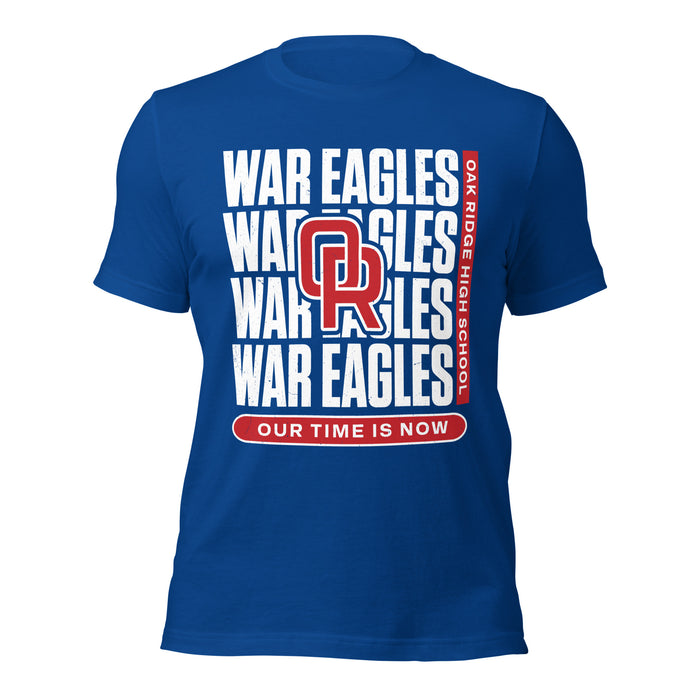 Oak Ridge High School War Eagles Royal Blue Premium Unisex T-shirt 235