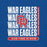 Close-up view of Oak Ridge High School War Eagles Royal Blue Premium Unisex T-shirt 235