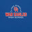 Close-up view of Oak Ridge High School War Eagles Royal Blue Premium Unisex T-shirt 222