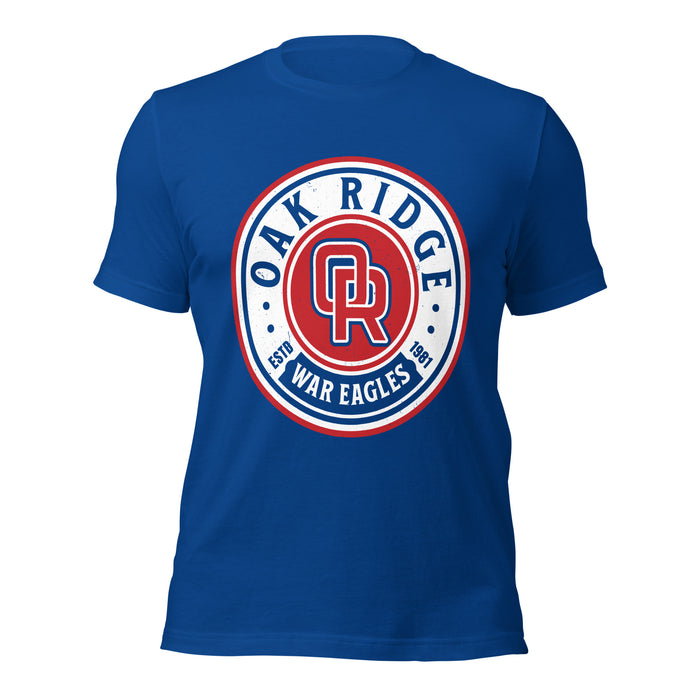 Oak Ridge High School War Eagles Royal Blue Premium Unisex T-shirt 220