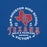 Close-up view of Sam Houston High School Texans Royal Blue Premium Unisex T-shirt 206