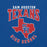 Close-up view of Sam Houston High School Texans Royal Blue Premium Unisex T-shirt 213