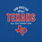 Close-up view of Sam Houston High School Texans Royal Blue Premium Unisex T-shirt 040