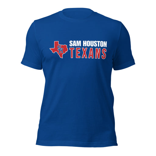 Sam Houston High School Texans Royal Blue Premium Unisex T-shirt 200