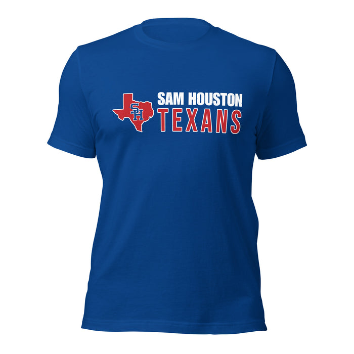 Sam Houston High School Texans Royal Blue Premium Unisex T-shirt 200