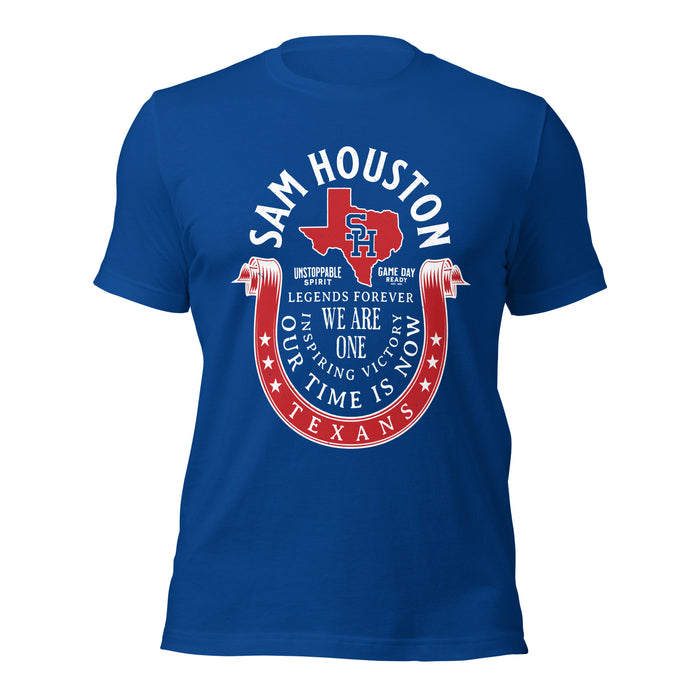 Sam Houston High School Texans Royal Blue Premium Unisex T-shirt 229