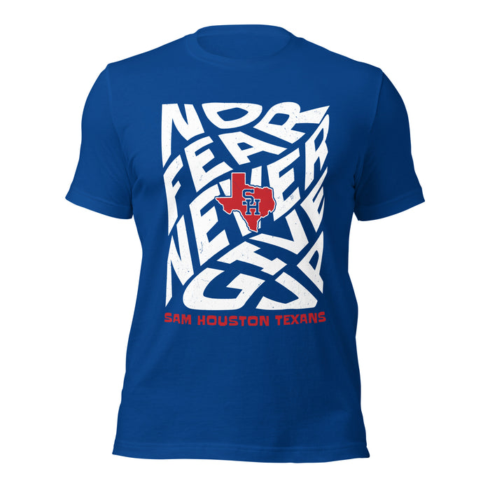Sam Houston High School Texans Royal Blue Premium Unisex T-shirt 236